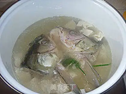Make fish head tofu soup step 4