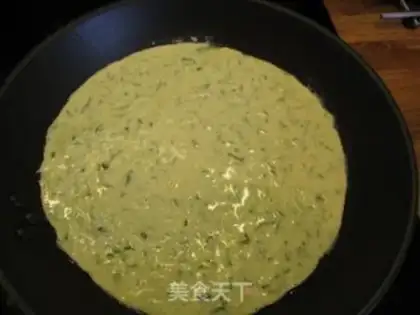 Make Shrimp and cucumber egg cake step 5