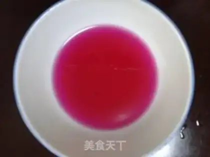 Make Pink noodles step 2