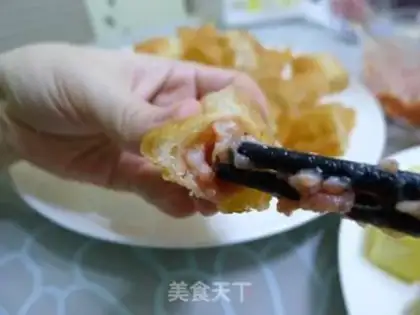 Make Pineapple fried dough stick shrimp step 2
