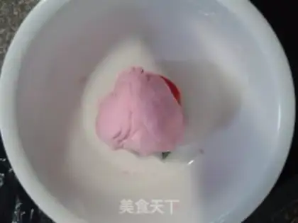 Make Pink noodles step 4
