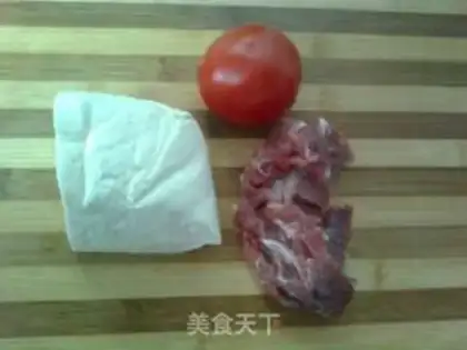 Make Beef stuffed tofu with tomato sauce step 0