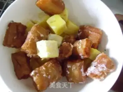 Make Pineapple fried dough stick shrimp step 5