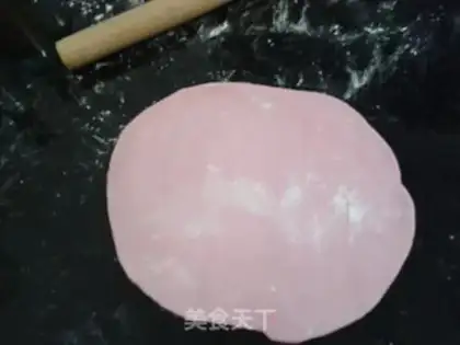 Make Pink noodles step 7