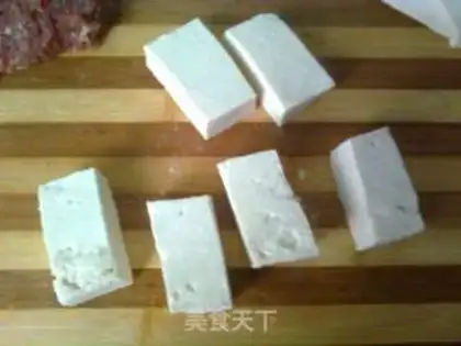 Make Beef stuffed tofu with tomato sauce step 3