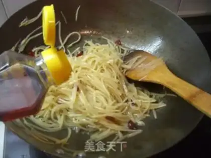 Make hot and sour potato silk step 11
