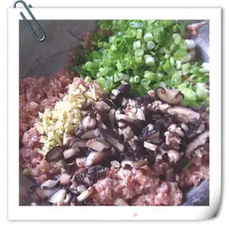 Make Mushroom pork bun step 5