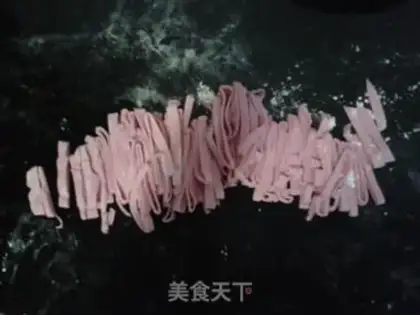 Make Pink noodles step 11