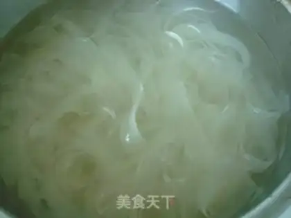 Make Cold yam vermicelli step 2