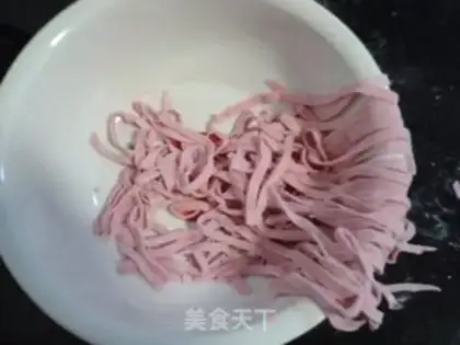 Make Pink noodles step 12