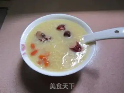 Make Millet, red dates, and tremella porridge step 5