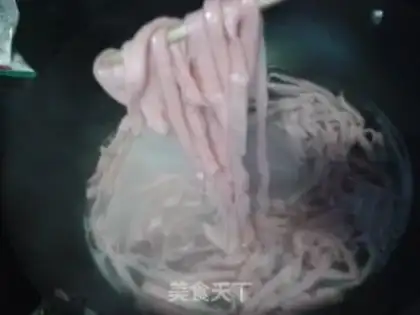 Make Pink noodles step 14