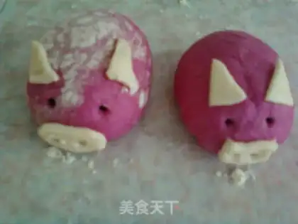 Make Piggy Bean Bun step 11