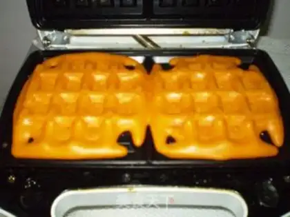 Make Tartary buckwheat waffle step 5