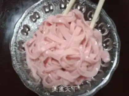 Make Pink noodles step 15