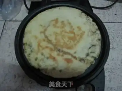 Make Scallion Fragrant Hair Pancake step 7