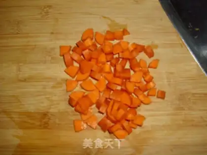 Make Assorted curry fried rice step 1