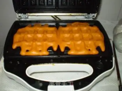 Make Tartary buckwheat waffle step 6