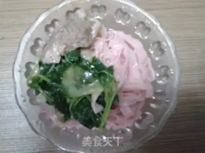 Make Pink noodles step 16