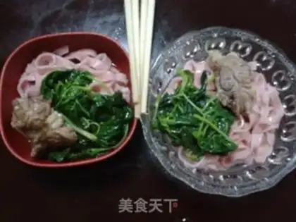 Make Pink noodles step 17