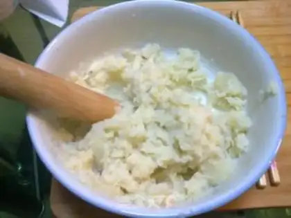 Make potato cake step 2