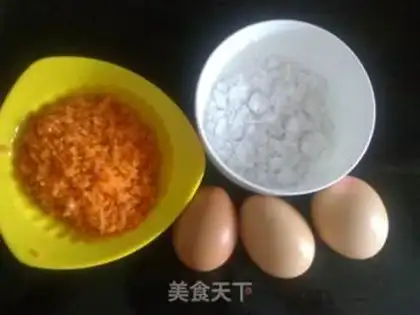 Make Egg carrot cake step 0
