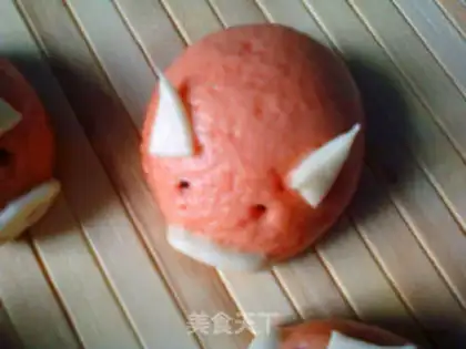 Make Piggy Bean Bun step 17