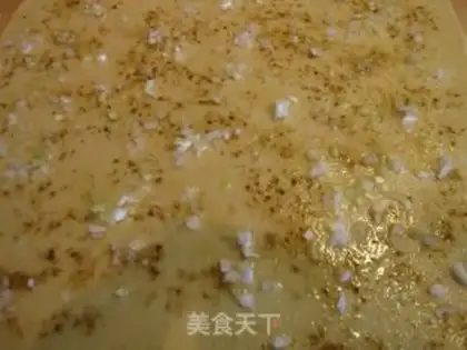 Make Crispy and dregs scallion cake step 3