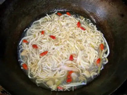 Make Seafood soup with thousands of hair step 7