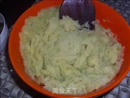 Make Curry potato cake step 3