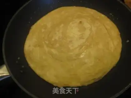 Make Crispy and dregs scallion cake step 6