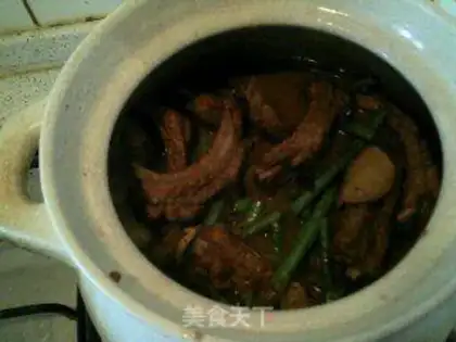 Make Sacha sauce pork ribs step 9