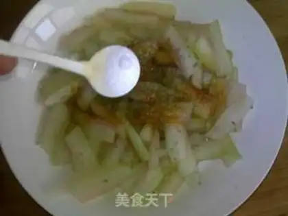 Make Cold watermelon peel step 4