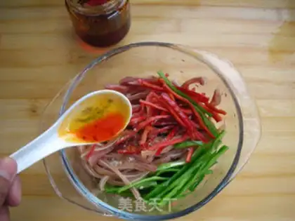 Make Red oil pig ears step 5