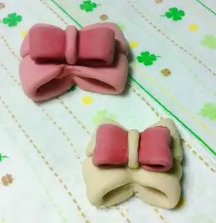 Make bow steamed buns step 9