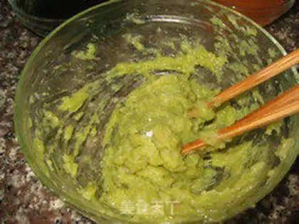 Make Two-color love meatballs step 7