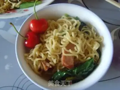 Make fried noodles step 6
