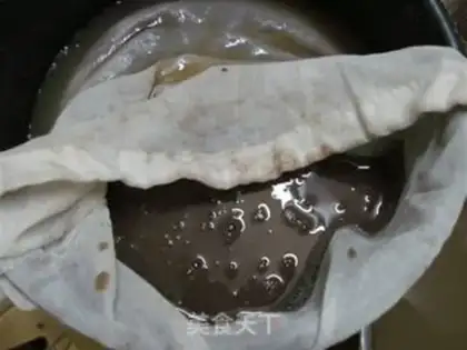 Make Wash red bean paste with water step 4