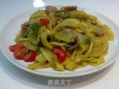Make Apricot Melon Sliced Meat step 3