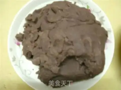Make Wash red bean paste with water step 5
