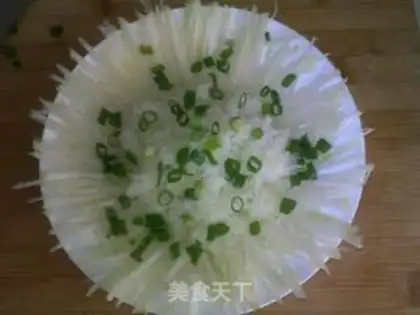 Make salad blue step 1