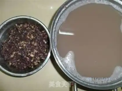 Make Wash red bean paste with water step 6