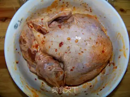 Make Roast chicken with spicy oil step 3