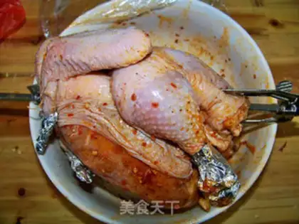 Make Roast chicken with spicy oil step 4