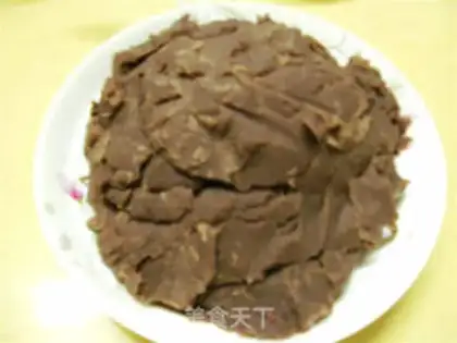 Make Wash red bean paste with water step 8