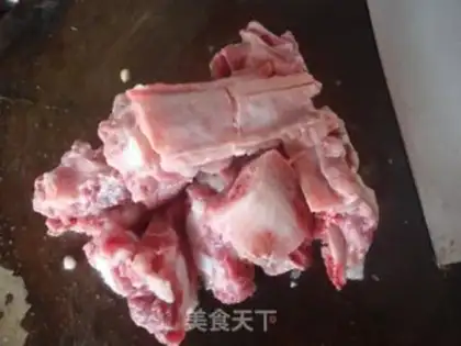 Make Ribs, corn and radish soup step 0