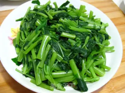 Make Water spinach in sesame sauce step 3