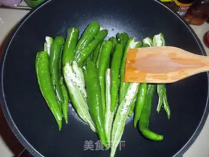 Make oil-soaked peppers step 3