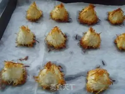 Make Coconut silk cake step 4