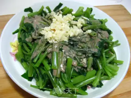 Make Water spinach in sesame sauce step 5